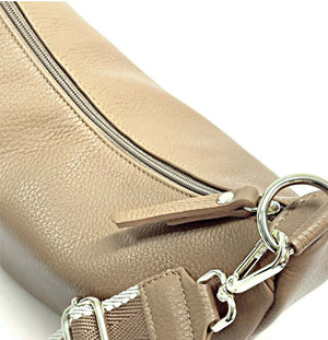 Genuine Leather Crossbody Bag